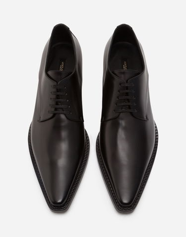 Tenisky a topánky Dolce & Gabbana Calfskin Derby Shoes Čierna | CN0052AC80180999, 3