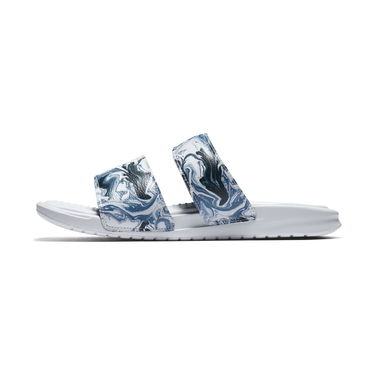 Tenisky a topánky Nike WMNS BENASSI DUO ULTRA SLIDE 35,5 BLACK/WHITE Biela | 819717-002, 4