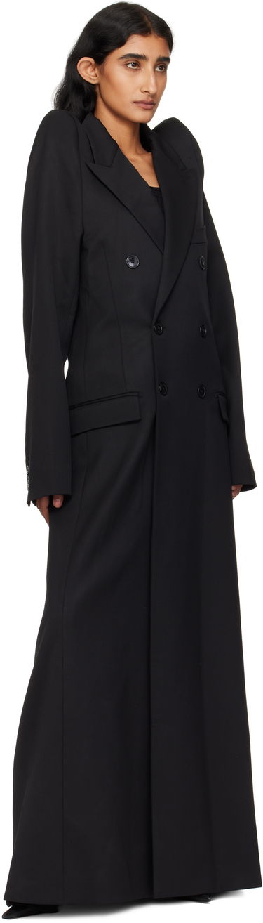 Kabáty VETEMENTS VETEMENTS Tight Shoulder Tailored Coat Čierna | UH76TC900B, 3