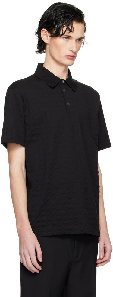Polo tričko Givenchy Classic Fit Embroidered Polo Čierna | BM71KR3YPA001, 3