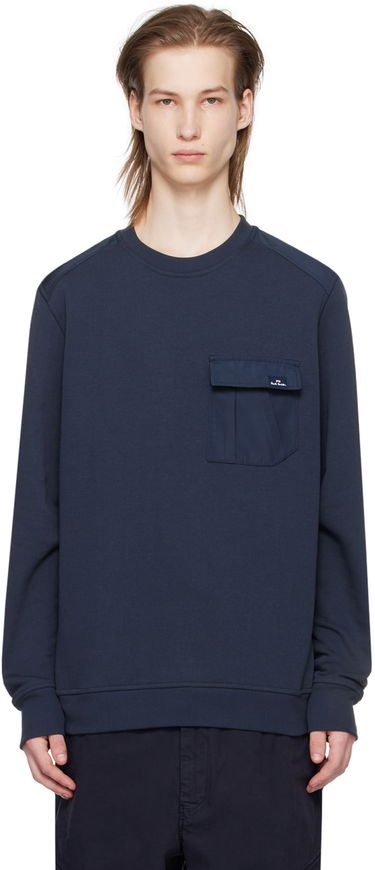 Mikina Paul Smith PS Paul Smith Patch Pocket Sweatshirt Navy | M2R-686Y-M21116-49, 0