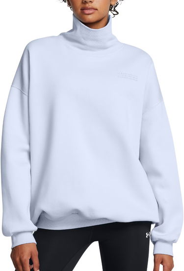 Sveter Under Armour Fleece Oversized Mock Neck Sweatshirt Modrá | 1386500-464, 0