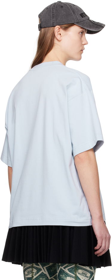 Tričko VETEMENTS VTMNTS Embroidered Logo T-Shirt Modrá | VL20TR280L, 2