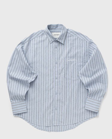 Košeľa Carhartt WIP Grimsby Long Sleeve Shirt Modrá | I035134-30O.XX, 1