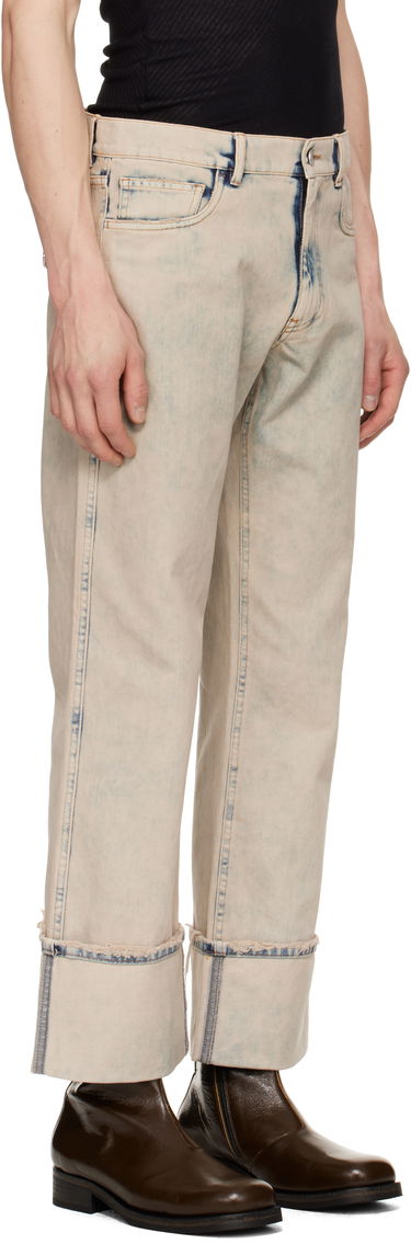Džínsy Coperni Coperni Boyfriend Jeans Béžová | COPP122F2035MEN, 1