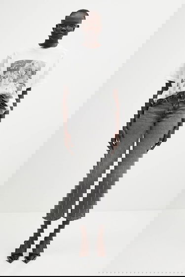 Džínsy Anine Bing Kate Jean High Waist Cropped Jeans Šedá | A.06.11158, 4