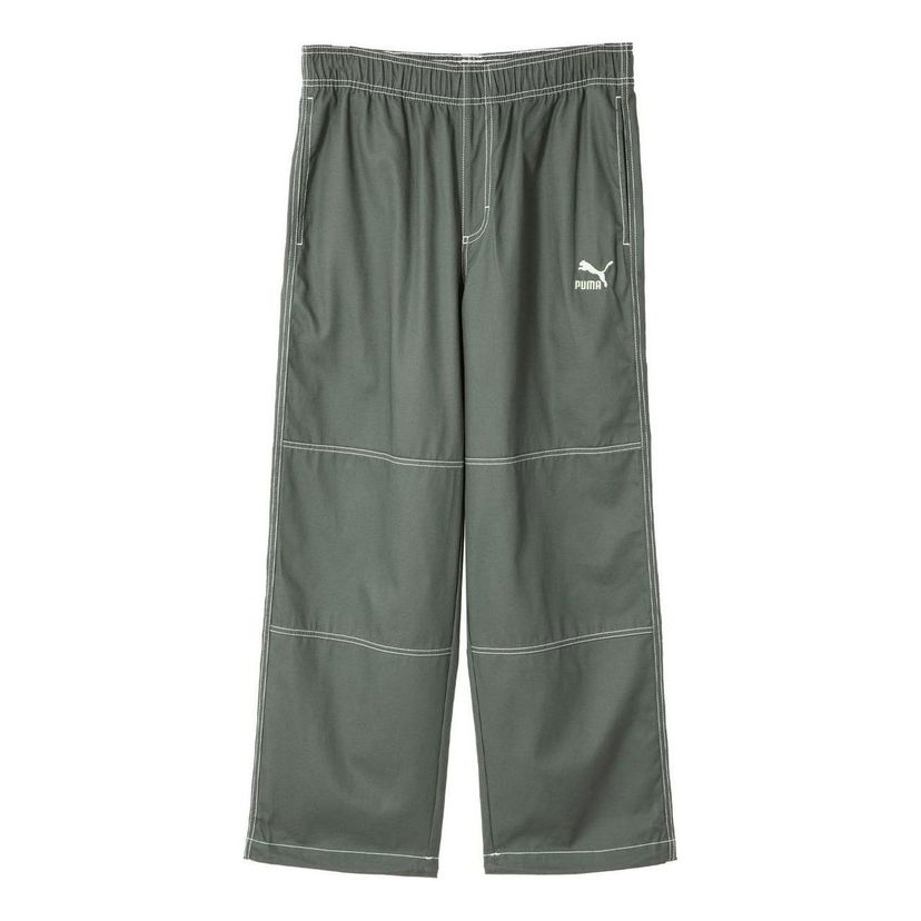 Nohavice Puma Woven Pants Zelené | 626860-80