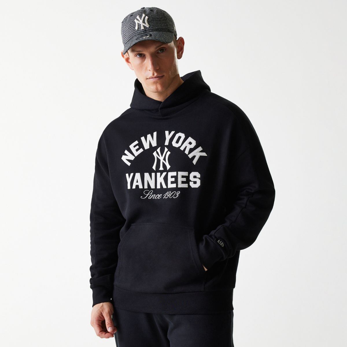 Mikina New Era New Era MLB Heritage NY Yankees Hoodie Čierna | 60684323, 0