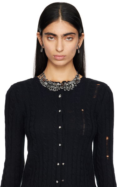 Náhrdelník Marc Jacobs Marc Jacobs J Marc Zipper Statement Necklace Metalická | 2R4JNC001J19, 1