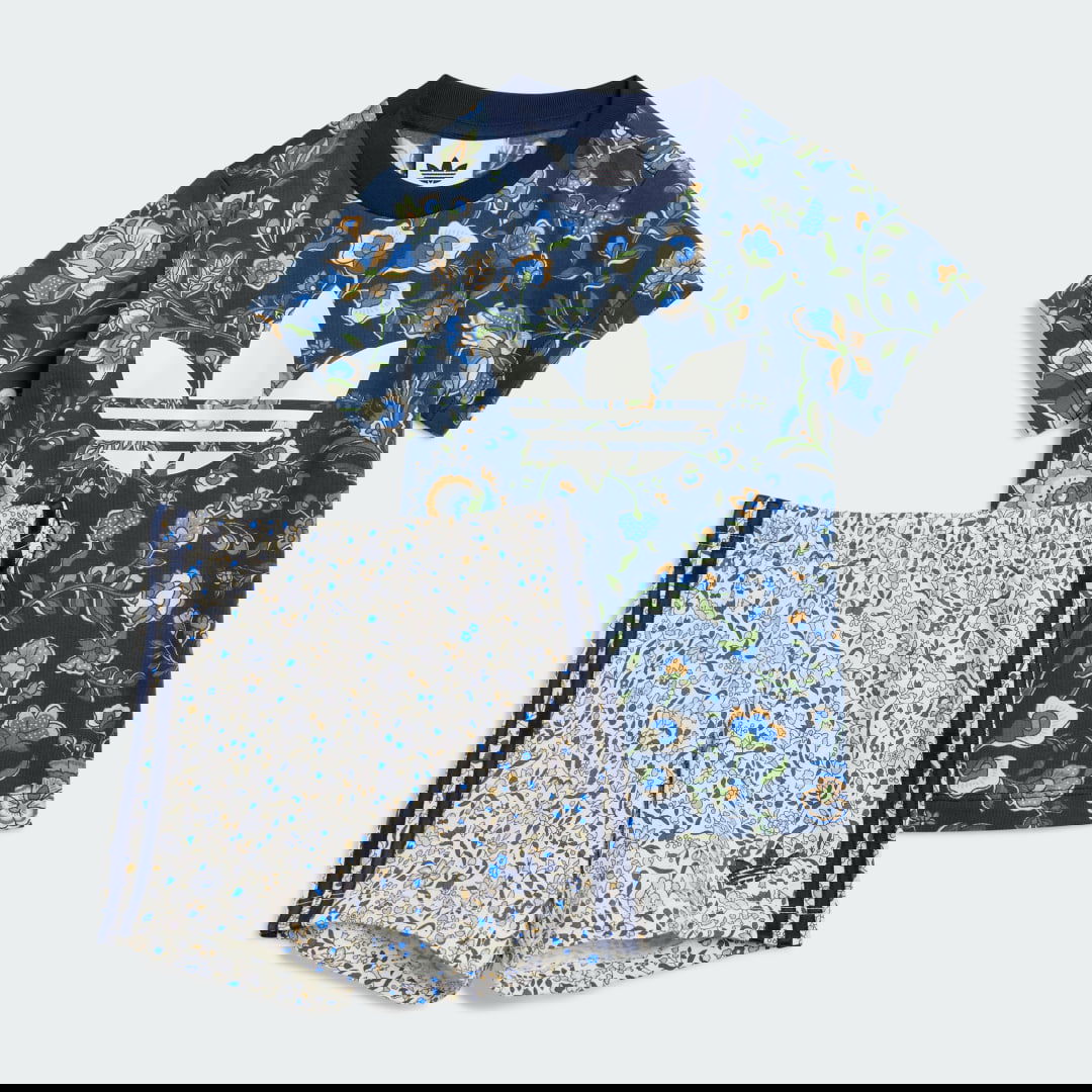 Súprava adidas Originals adidas Originals x Liberty London Infant Set Navy | JY3017, 0