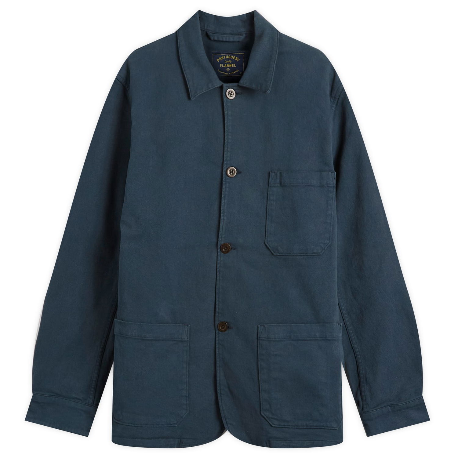 Bunda Portuguese Flannel Labura Chore Jacket, Size Small Modrá | AW25007-NVY, 0
