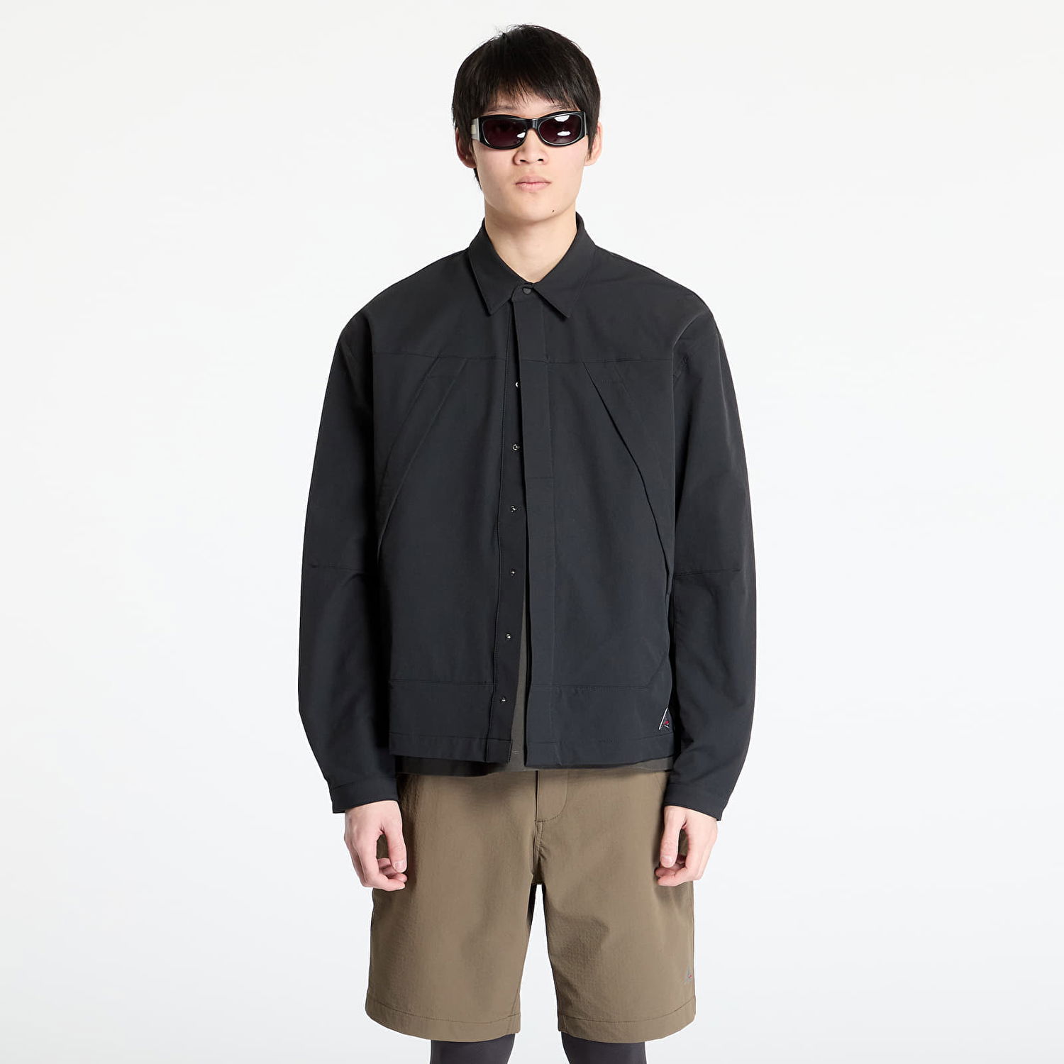 Košeľa ROA ROA Utility Overshirt Čierna | RBMW0372FA264 BLK0001, 0