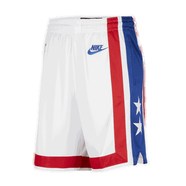 Šortky Nike NBA Dri-FIT Swingman Brooklyn Nets Shorts Biela | DO9501-100, 4