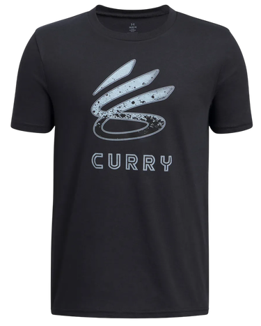 Tričko Under Armour Tricou Curry Logo Tee Čierna | 1387102-002, 0