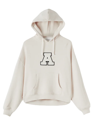 Mikina AXEL ARIGATO College A Appliquéd Hoodie Biela | A0828002