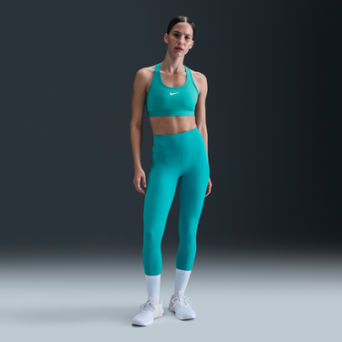 Podprsenka Nike Nike Swoosh Medium-Support Padded Sports Bra Tyrkysová | DX6821-345, 4
