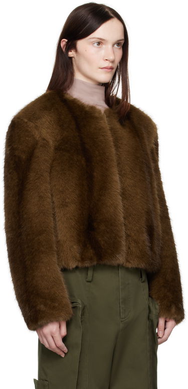 Bunda STAND STUDIO Faux-Fur Jacket Hnedá | 66411-9019, 1