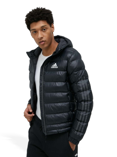 Prešívaná bunda adidas Originals 3-Stripes Čierna | HK6669