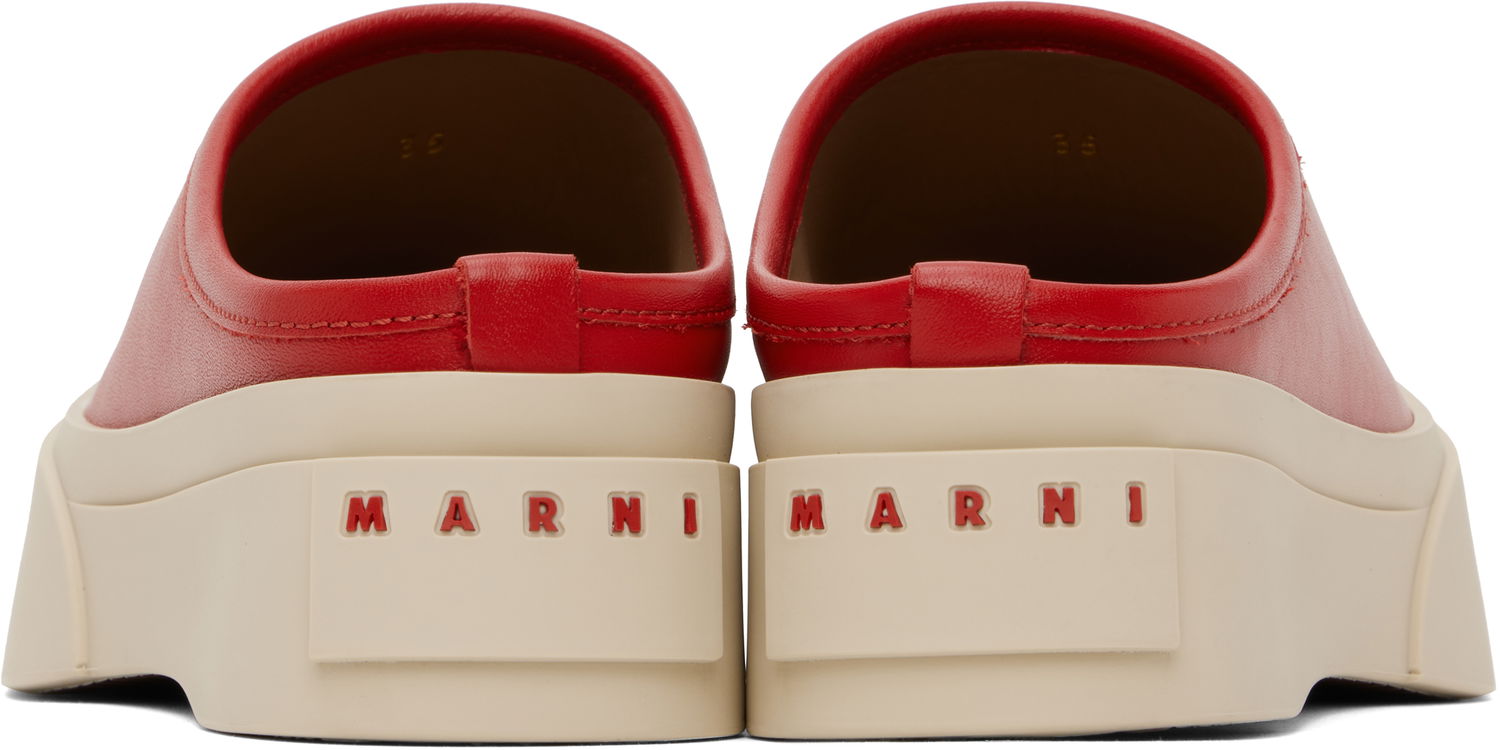 Oblečenie Marni Marni Pablo Sabot Slip-on Loafers Červená | SNZW018502 P7226, 1