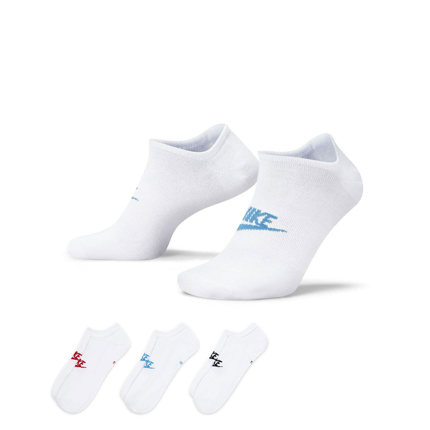 Spodná bielizeň a ponožky Nike Everyday Essential No-show Socks 3-Pack Biela | DX5075-911, 0