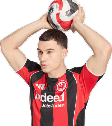 Dres adidas Performance Eintracht Frankfurt 25/26 Home Jersey Červená | JZ6359, 3