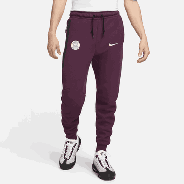 Tepláky Nike Paris Saint-Germain Tech Fleece Vínová | FN8490-610, 0