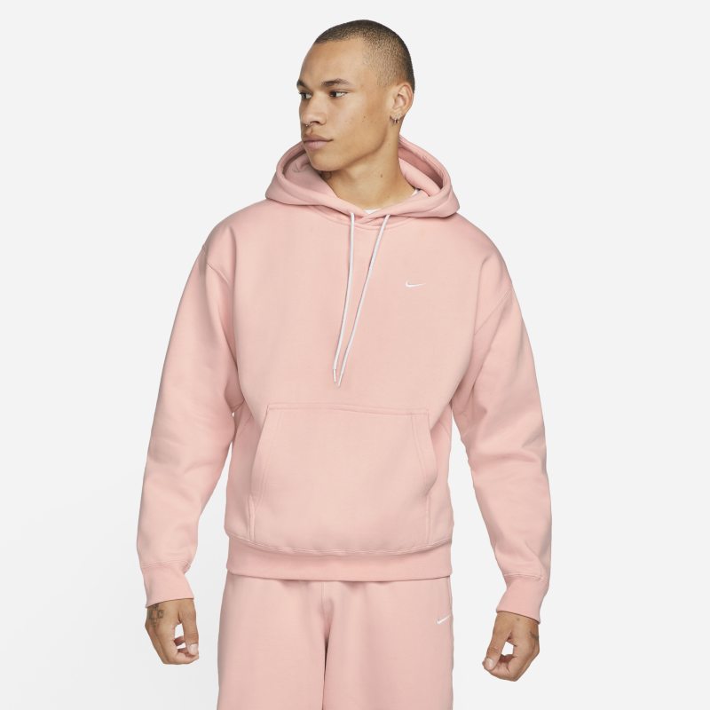Mikina Nike Solo Swoosh Fleece Hoodie Ružová | CV0552-697, 1