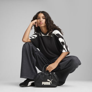 Mikina Puma FUTURE.PUMA.ARCHIVE Relaxed Fit Football T-Shirt Čierna | 629687_01, 2