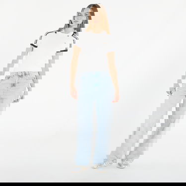 Polo tričko adidas Originals Fluffy Knit Cali Short Sleeve Polo Top Biela | KE1301, 3