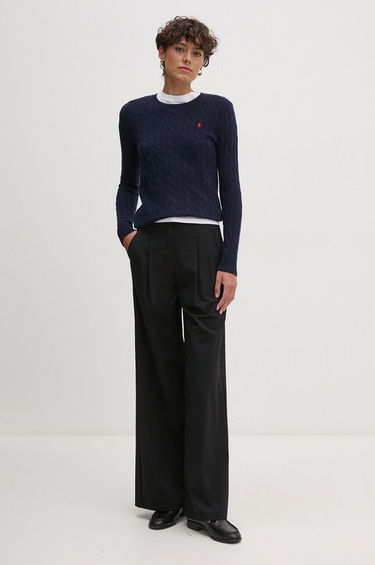Sveter Polo by Ralph Lauren Crewneck Sweater Modrá | 211910421, 1