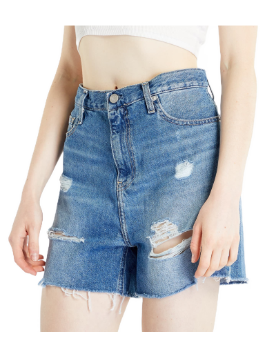 Šortky CALVIN KLEIN Mom Shorts Denim Medium Modrá | J20J220641 1A4