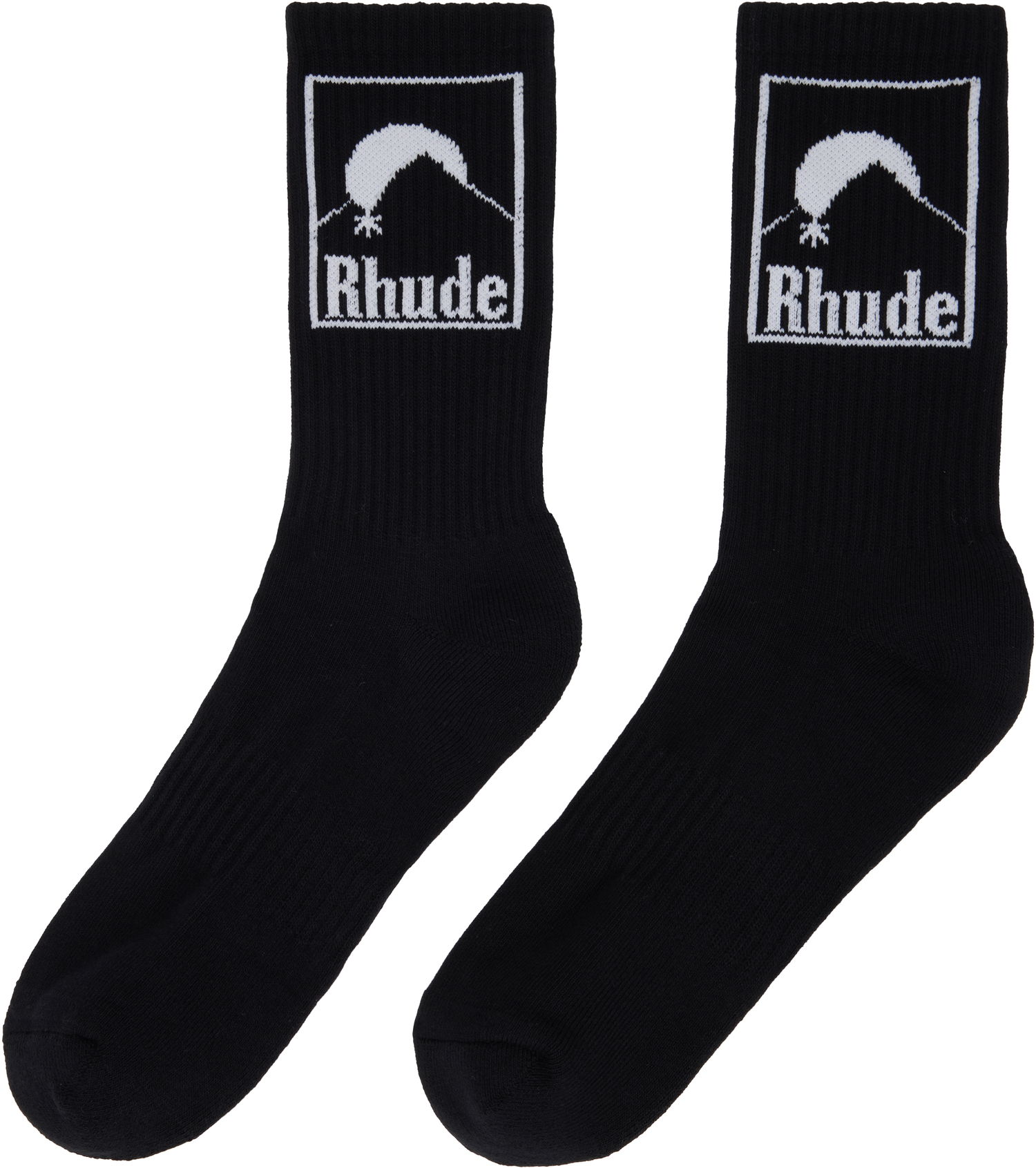 Ponožky Rhude Rhude Moonlight Badge Socks Čierna | RHPS25SO06117, 1