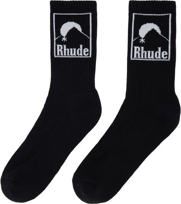 Ponožky Rhude Rhude Moonlight Badge Socks Čierna | RHPS25SO06117, 1