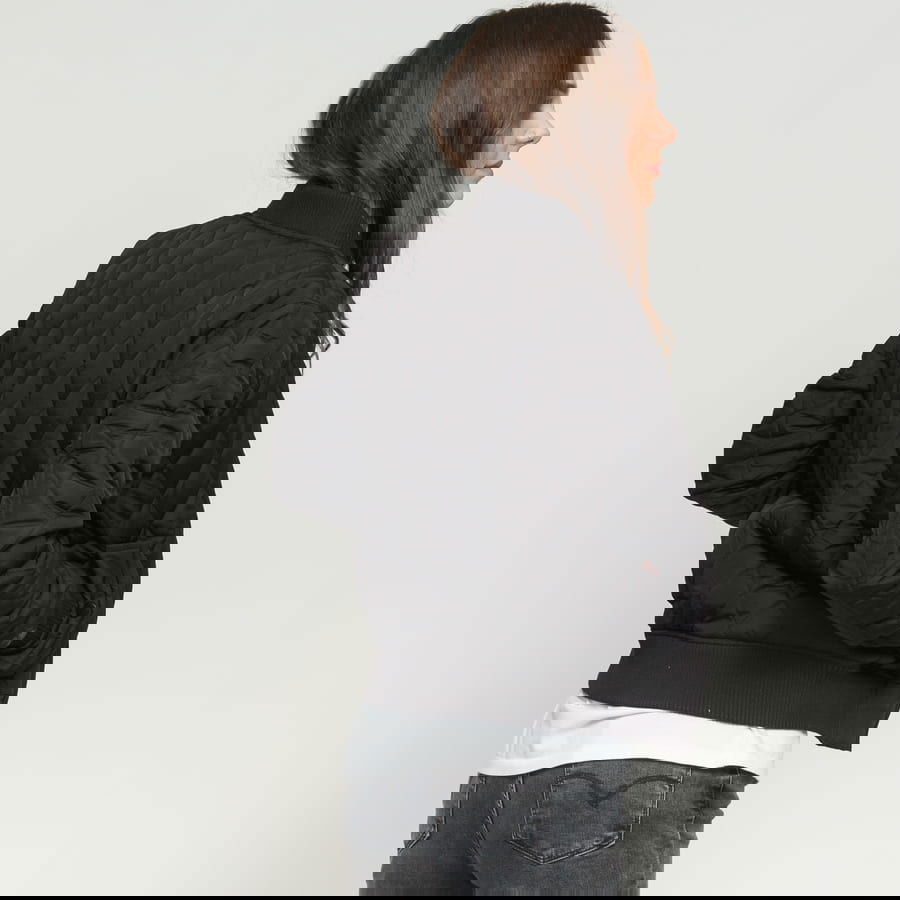 Bomber bunda Urban Classics Ladies Diamond Quilt Nylon Jacket Čierna | TB806 black, 1