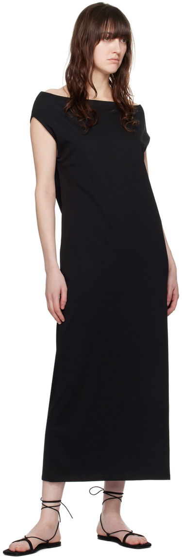Šaty Loulou de Saison Loulou de Saison Martial Maxi Dress Čierna | MARTIAL, 3