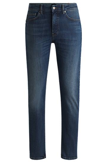 Džínsy BOSS Delaware Slim-Fit Stretch Jeans Modrá | 50532498, 0