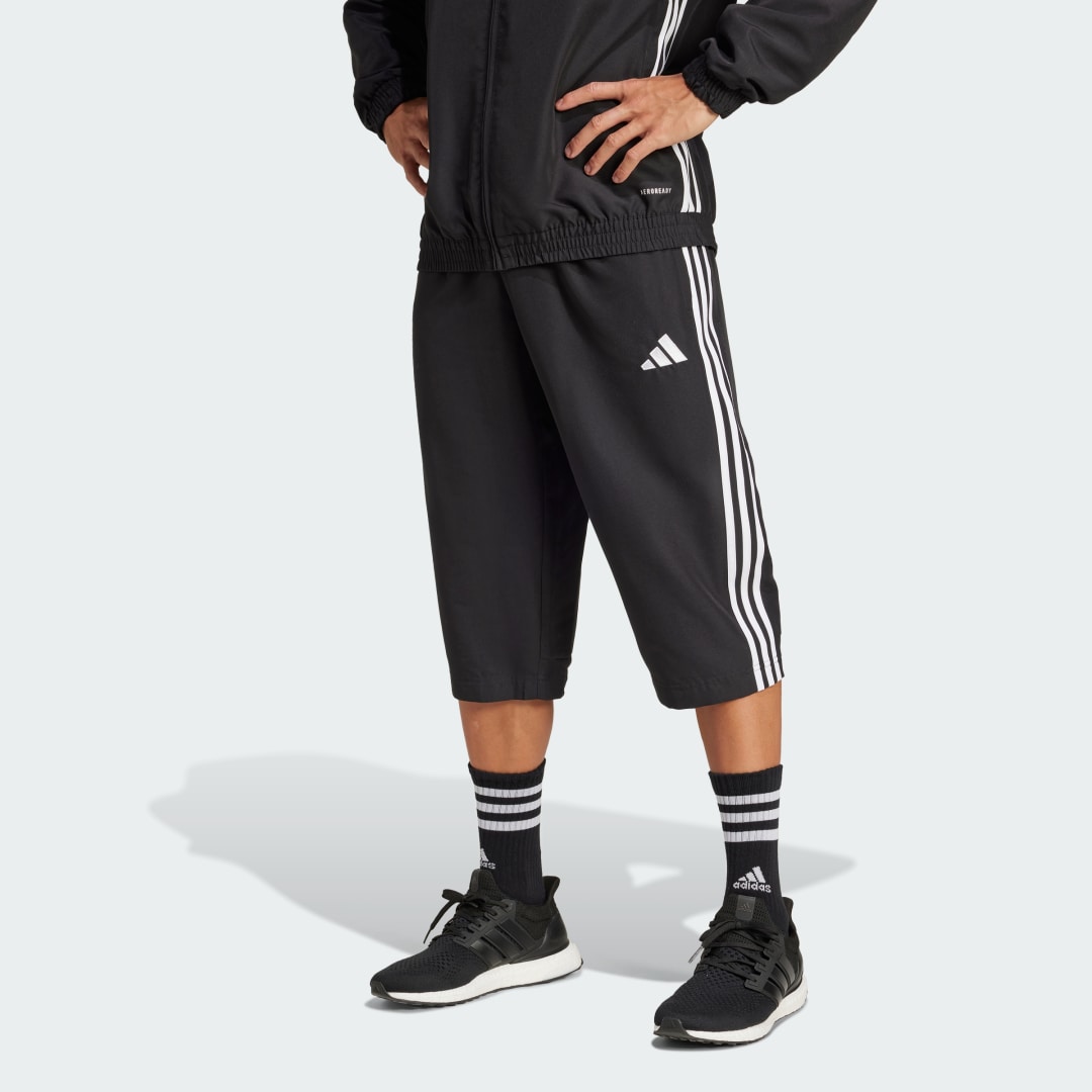 Šortky adidas Performance Woven Tracksuit 3/4 Bottoms Čierna | JM6447, 0