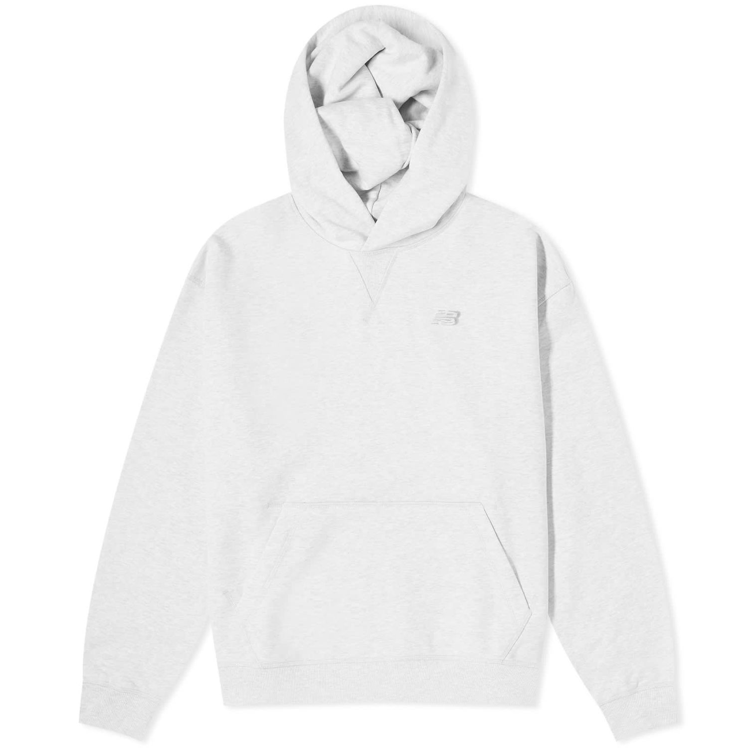 Mikina New Balance NB Athletics French Terry Hoodie Ash Heather Šedá | WT41537-AHH, 0
