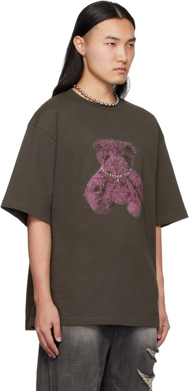 Tričko We11done We11done Pearl Bear Graphic T-Shirt Hnedá | WD-TT0-25-757-U-CH, 1