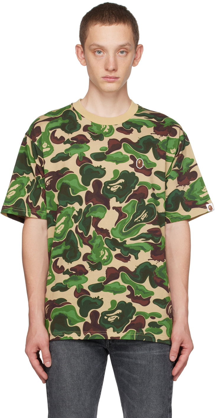 Tričko BAPE Art Camo Ape Head One Point Biela | 0ZXTEM109057L, 0