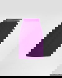 Dolce & Gabbana Wool Crepe Midi Pencil Skirt