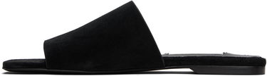Starostlivosť o obuv TOTEME TOTEME Velour-Leather Bandeau Sandals Čierna | 253-WAS0244-LE0004, 2