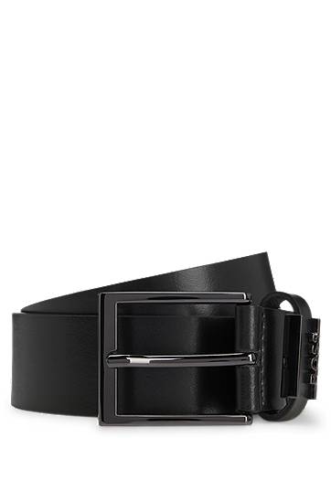 Opasok BOSS Leather Belt with Logo Keeper undefined | 50491852, 0