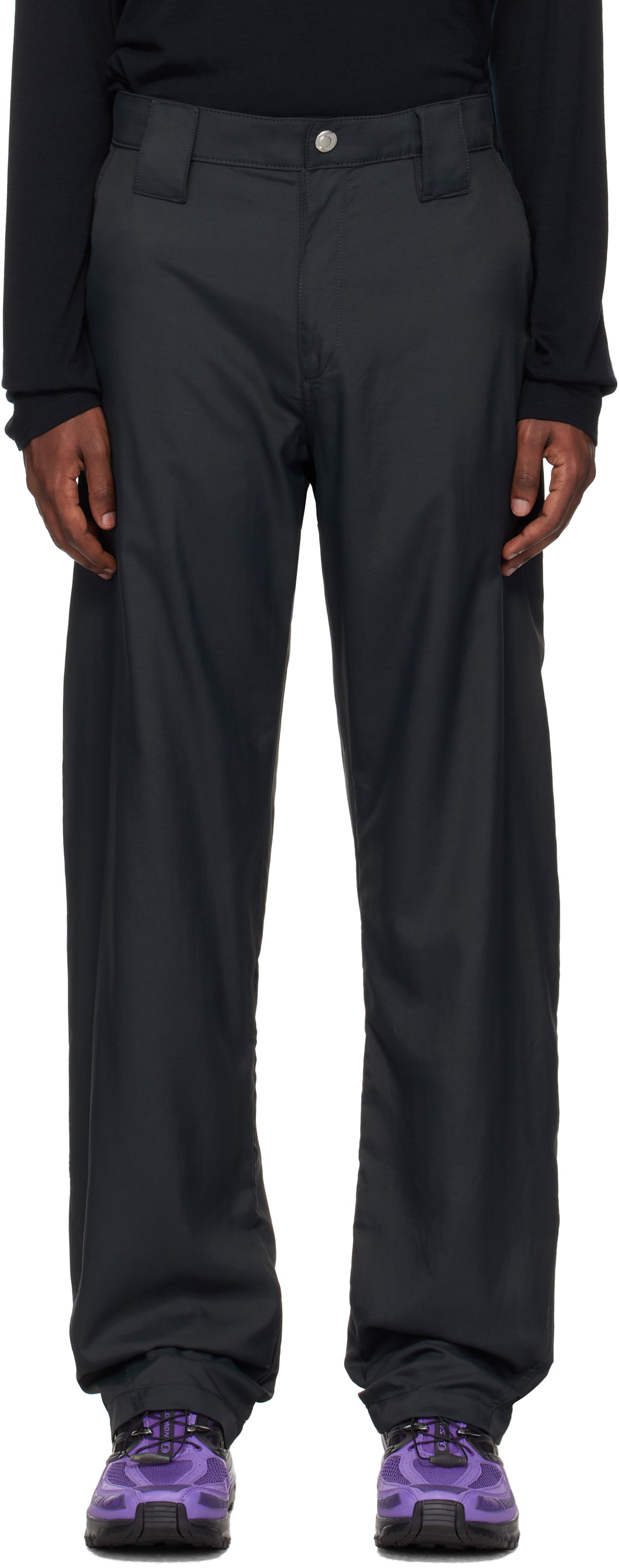 Nohavice AFFXWRKS Curved Trousers Šedá | FW24TR07, 0