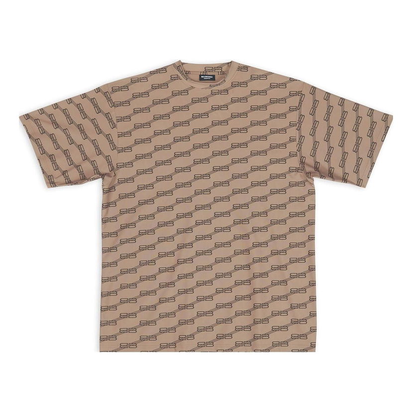 Tričko Balenciaga Monogram Swim T-Shirt Béžová | 6570274B7B99764