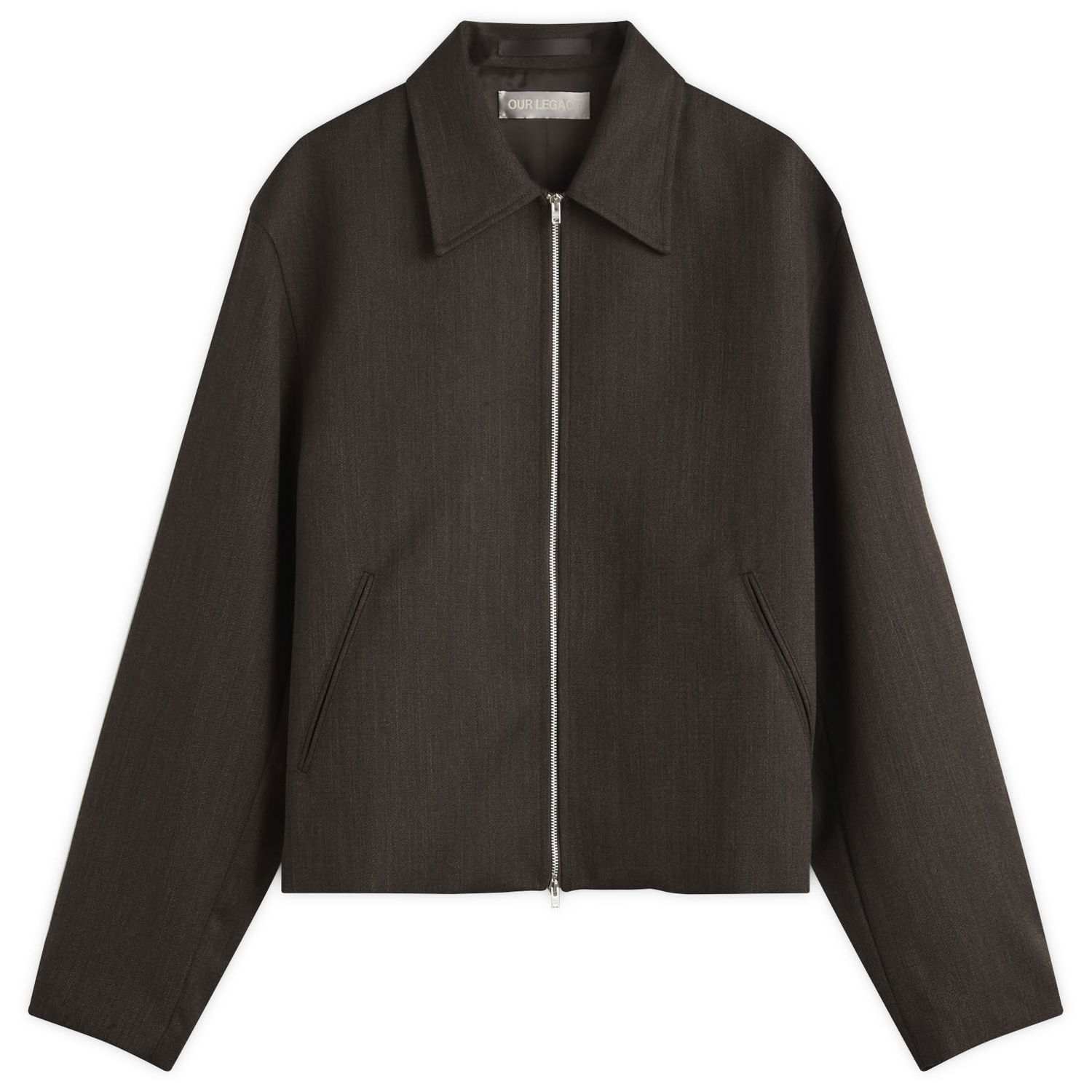 Bunda OUR LEGACY Our Legacy Wool Mini Jacket Hnedá | M4250MH, 1