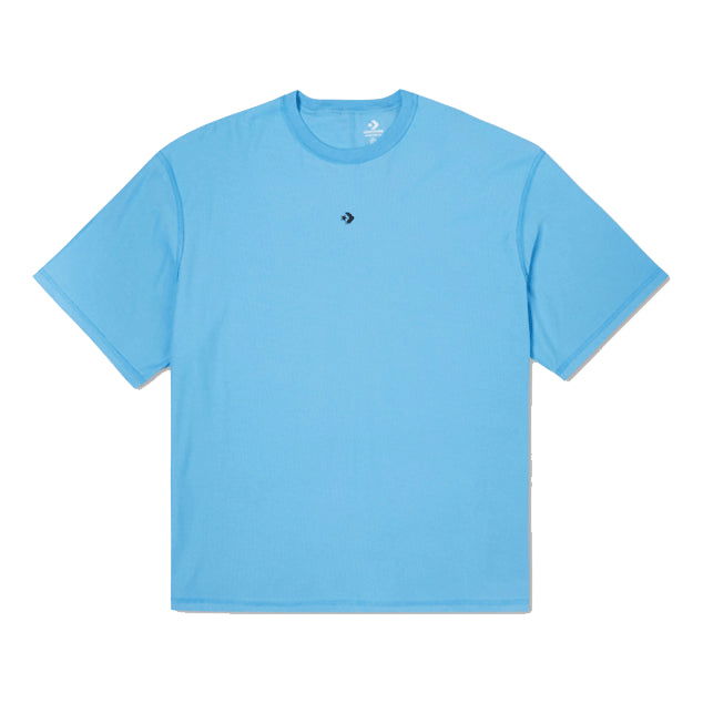 Tričko Converse Loose Fit Round Neck T-Shirt Modrá | 10020975-A13