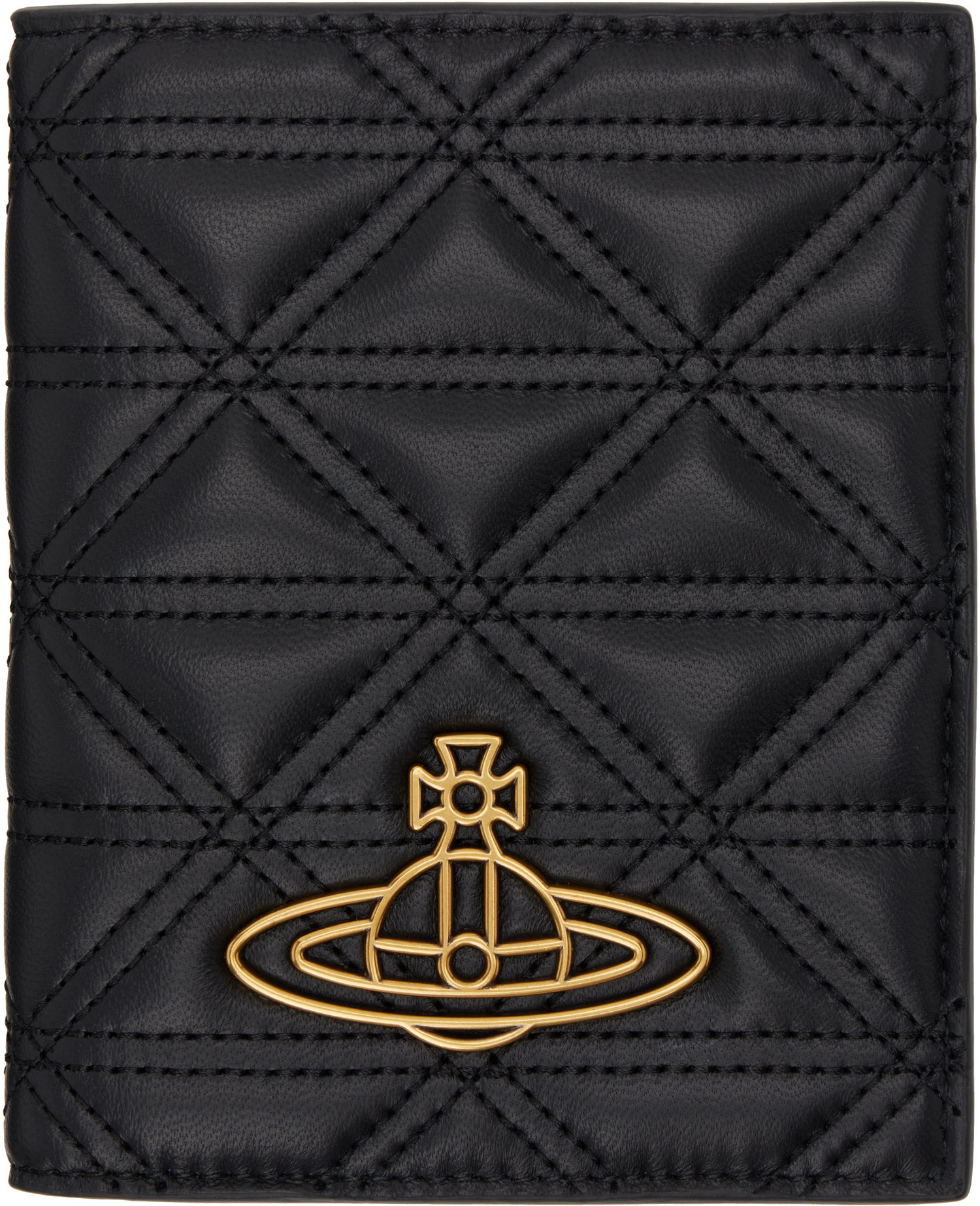 Peňaženka Vivienne Westwood Vivienne Westwood Quilted Passport Holder Čierna | 5106005CW-L006U-, 0