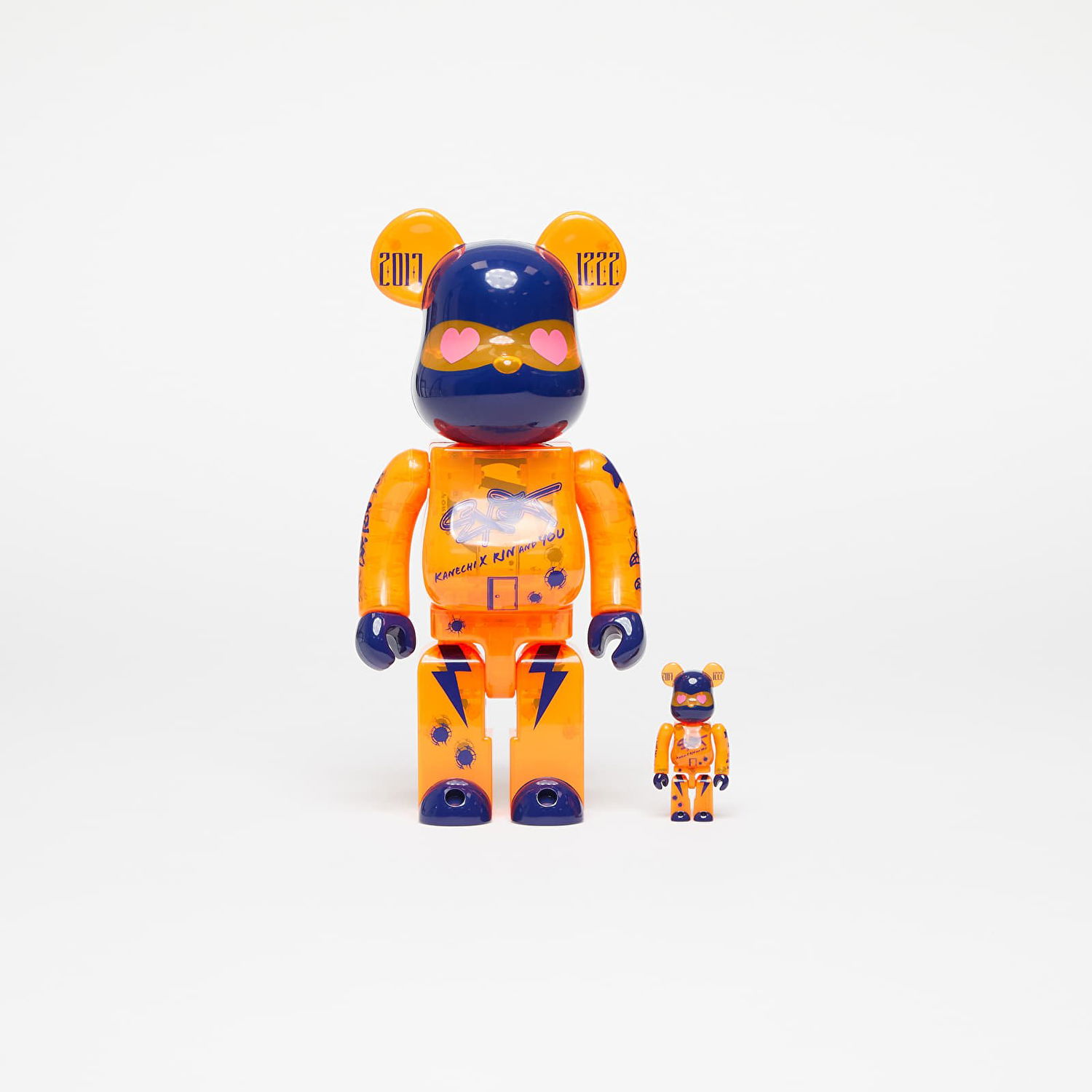 Zberateľské Medicom Toy BE@RBRICK Exit 100% & 400% Set Oranžová | 4530956612799, 0