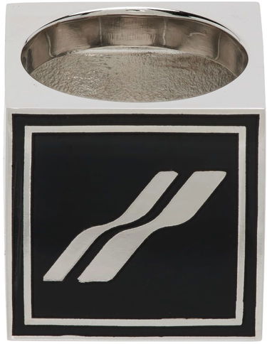 Sviečka We11done Square Logo Dice Ring Čierna | WD-AJ1-22-703-U-BK, 0